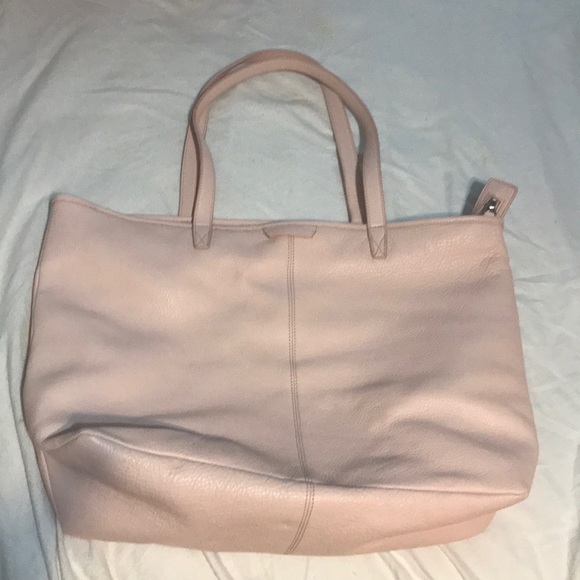 leatherology large zippered downtown tote
